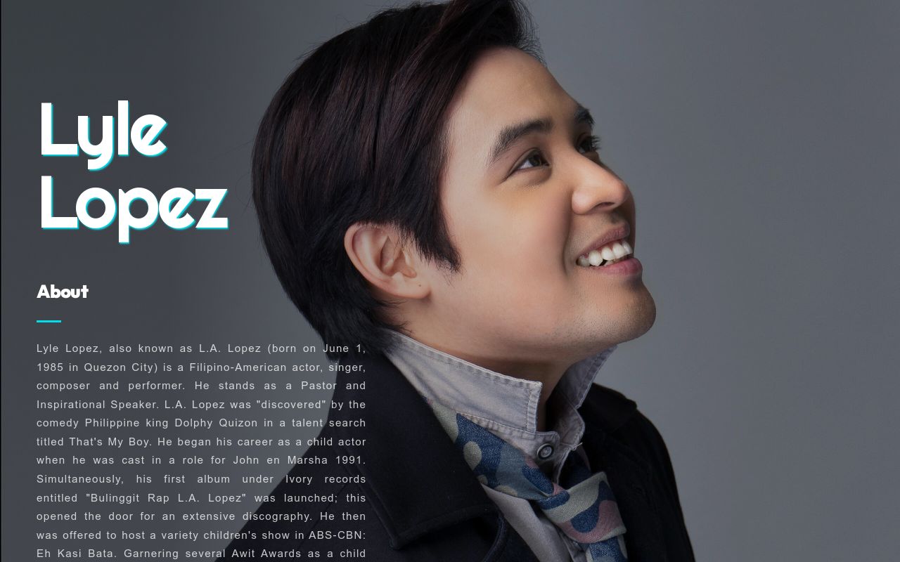 Lyle Reyes Lyle Lopez - The Official Website